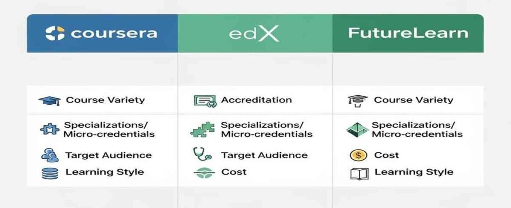 Comparison of top online learning platforms for health professionals